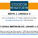 City Council Meeting Re-Cap - January 11, 2022